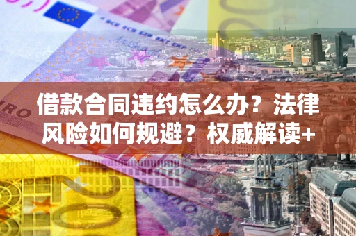 济南借款合同违约怎么办？法律风险如何规避？权威解读+实用指南