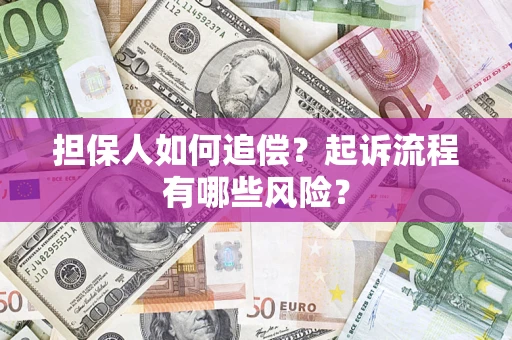 济南担保人如何追偿？起诉流程有哪些风险？