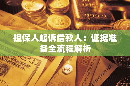 济南担保人起诉借款人：证据准备全流程解析