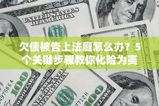济南欠债被告上法庭怎么办？5个关键步骤教你化险为夷