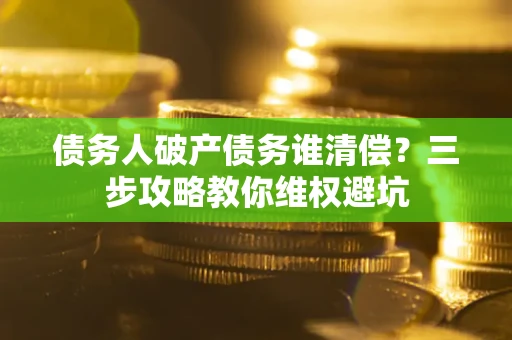 济南债务人破产债务谁清偿?三步攻略教你维权避坑 济南债务人破产债务谁清偿?三步攻略教你维权避坑